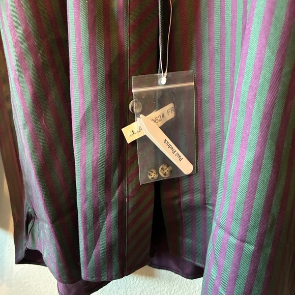 Paul Fredrick Men's Striped Dress Three Shirt Bundle Sz 15 1/2 34-35 - Picture 5 of 10